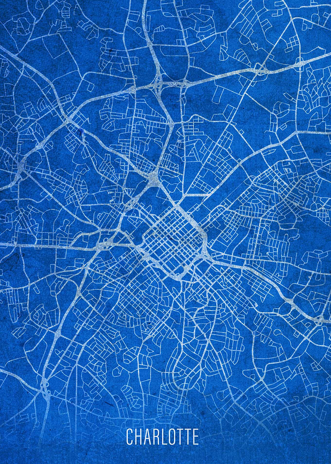 Charlotte City Street Map