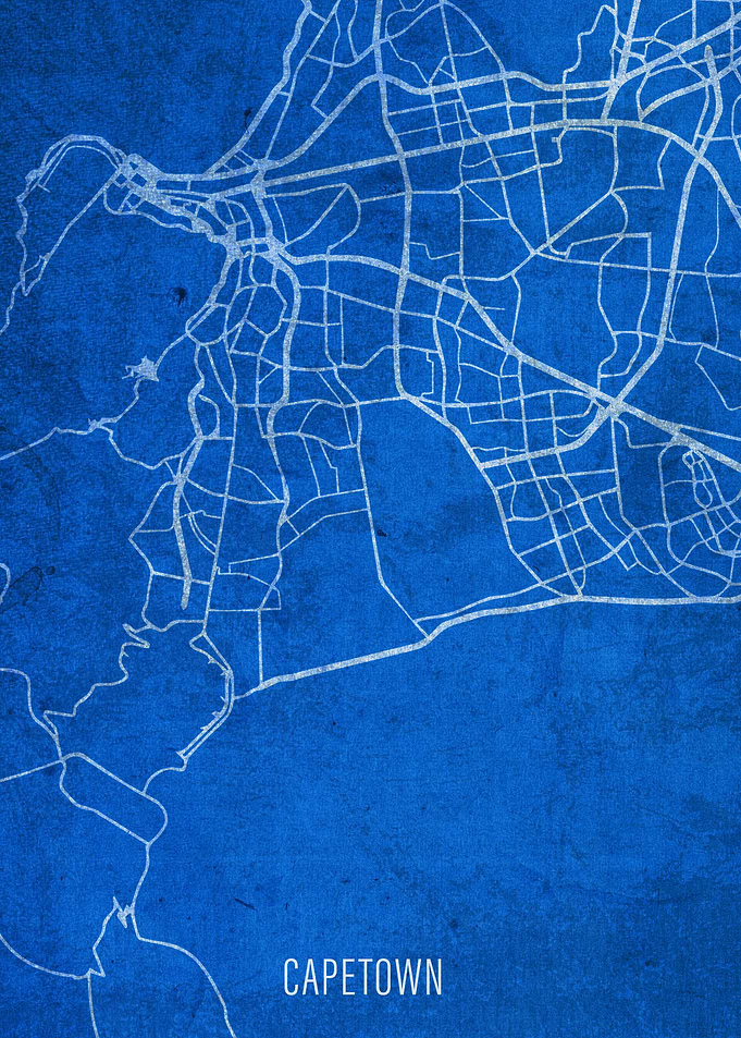 Capetown City Street Map