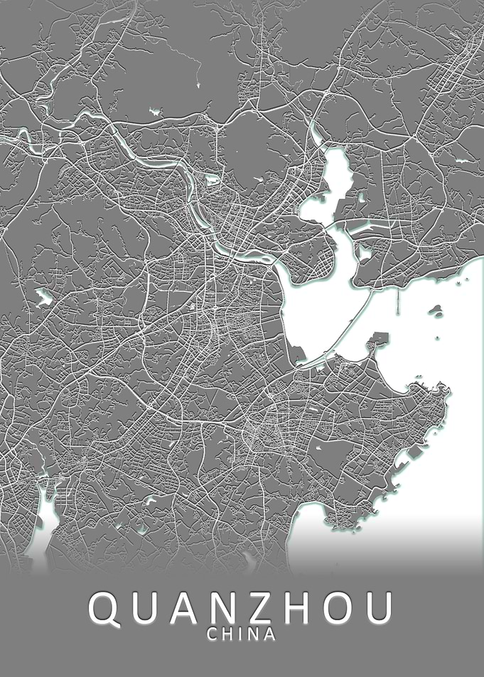 Quanzhou China City Map