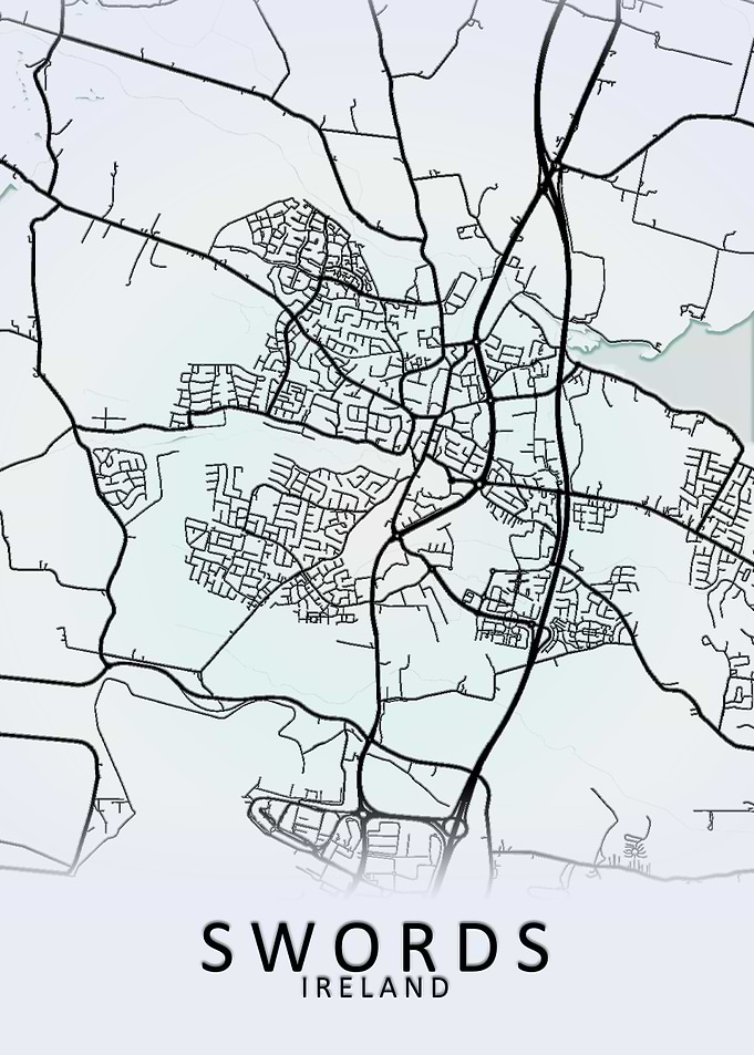 Swords Ireland City Map
