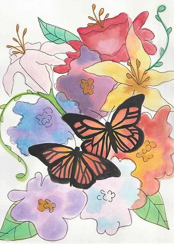 Butterflies in the Garden