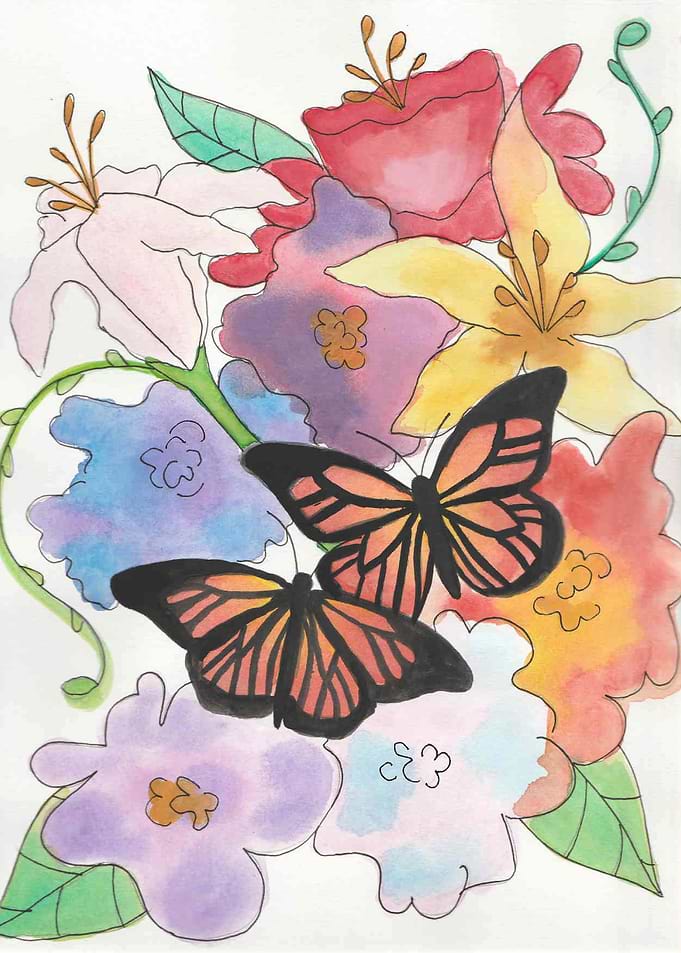 Butterflies in the Garden