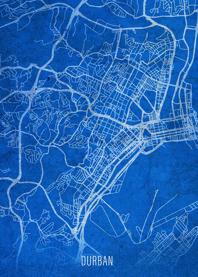 Durban City Street Map