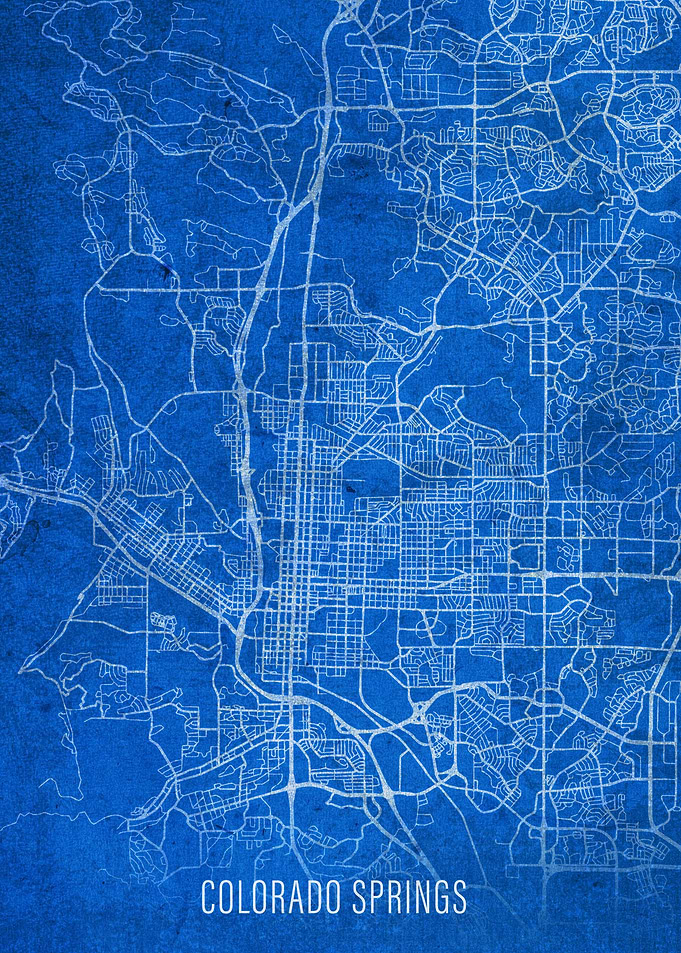 Colorado Springs City Map