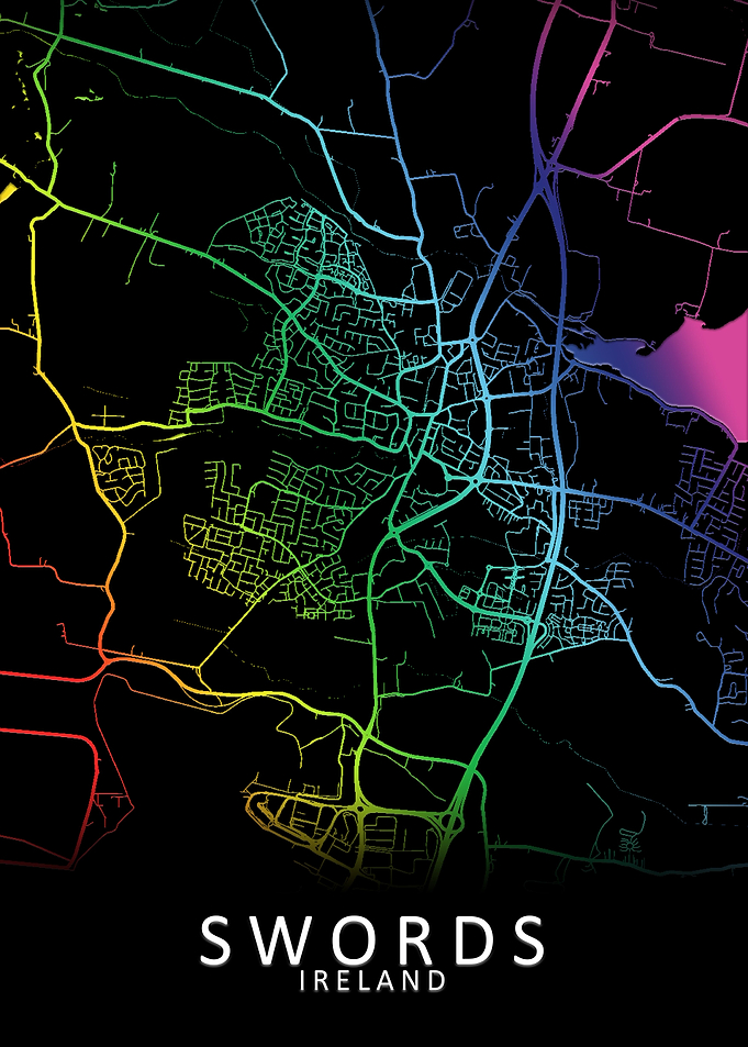 Swords Ireland City Map