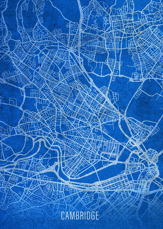 Cambridge City Street Map