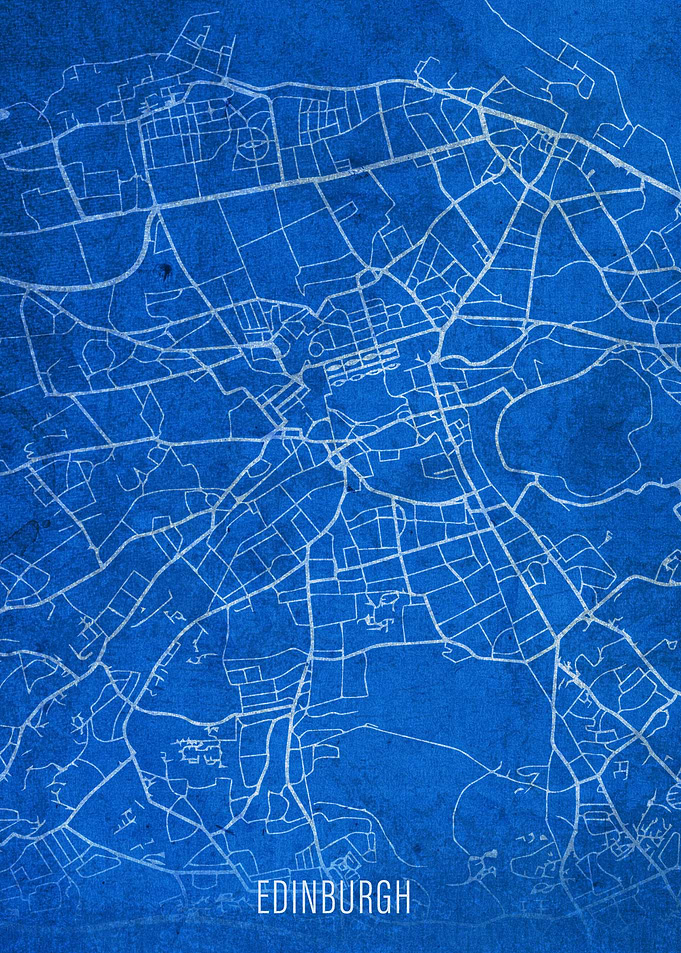 Edinburgh City Street Map