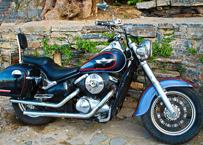 Black Motorbike