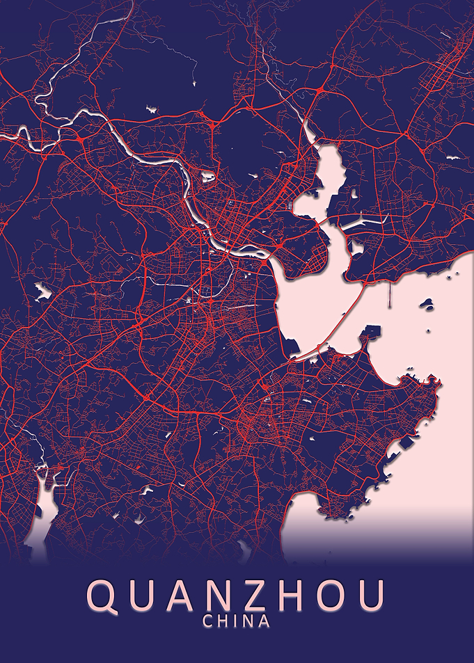 Quanzhou China City Map