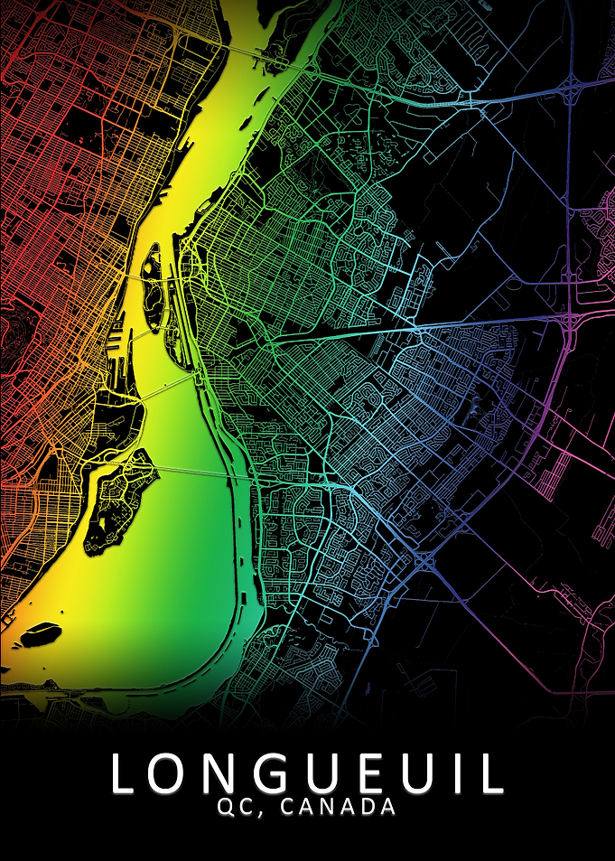 Longueuil Canada City Map