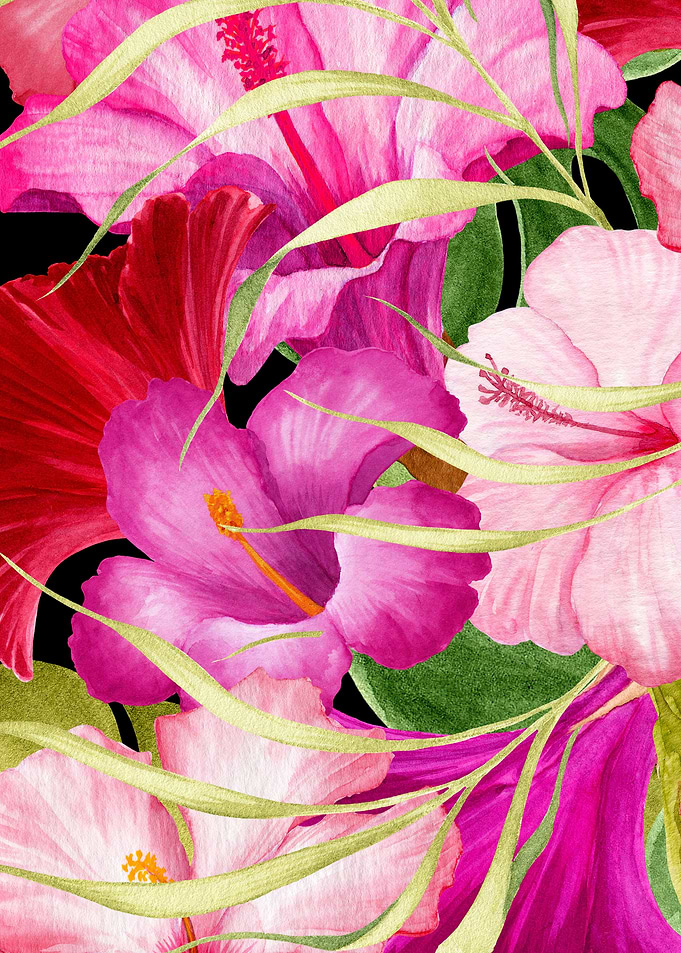 Tropical Power Flowers No1