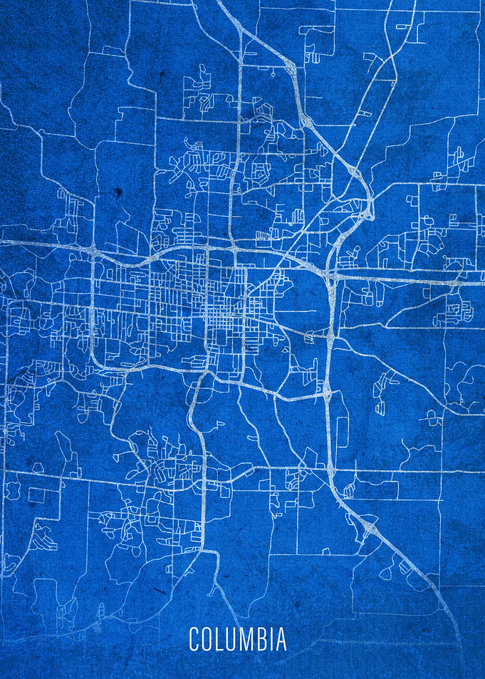 Columbia City Street Map