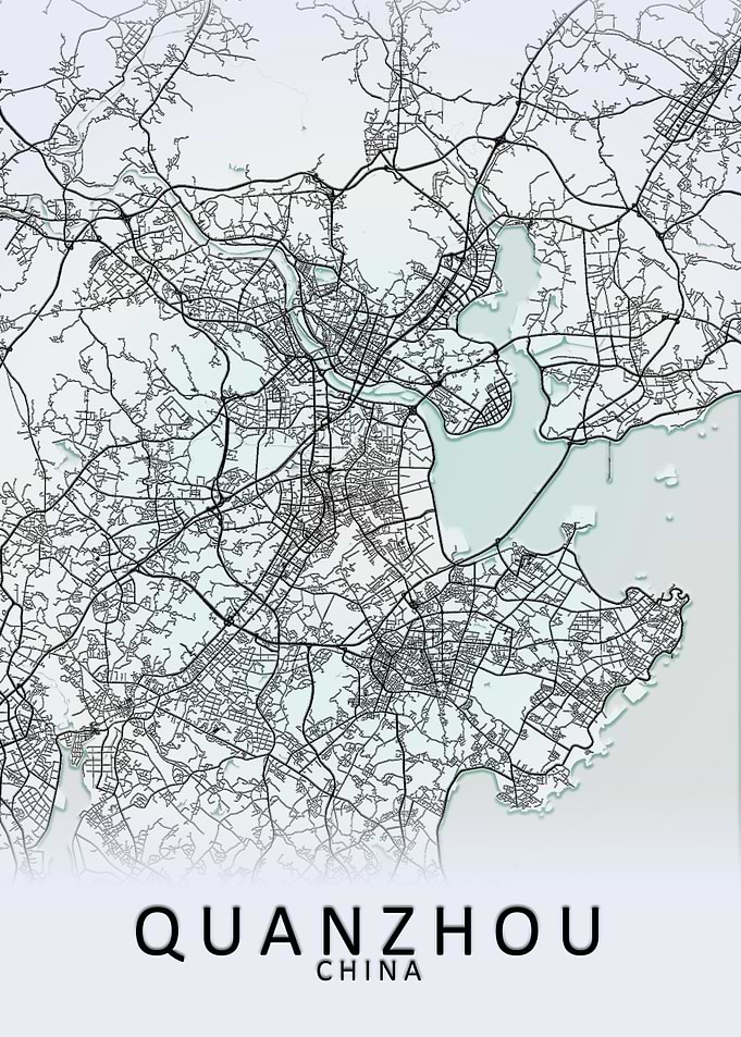 Quanzhou China City Map