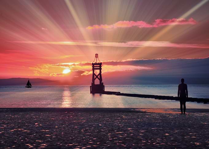 Beautiful sun rays