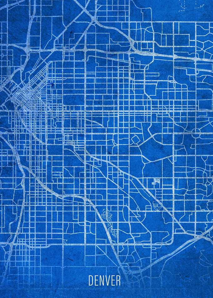 Denver City Street Map