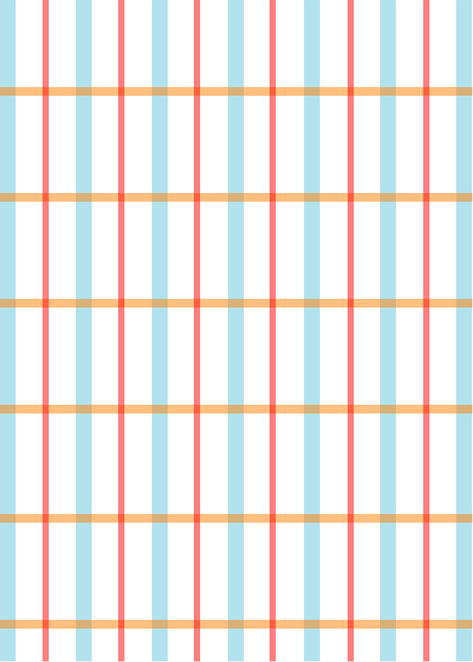 Modern check grid plaid