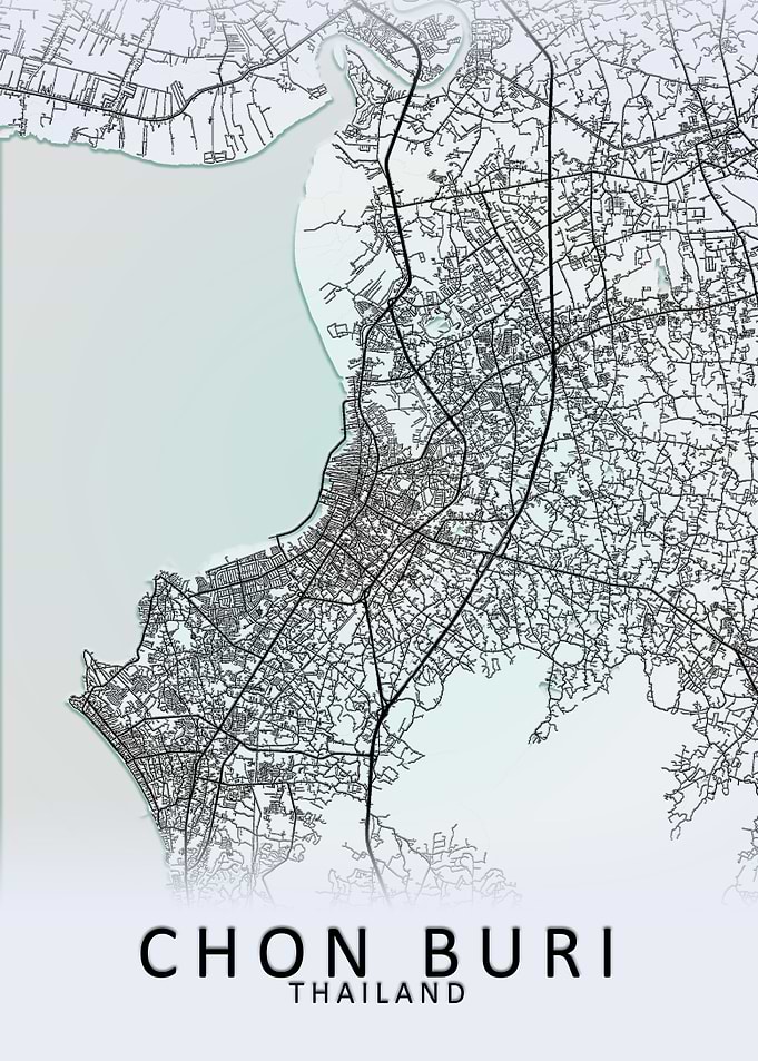 Chon Buri Thailand Map