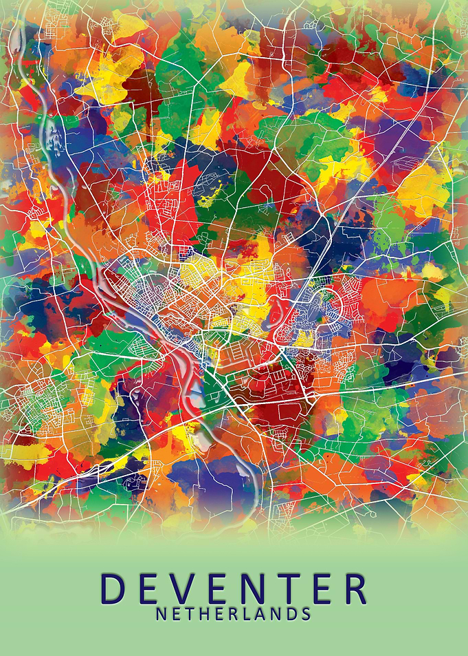 Deventer Netherlands Map