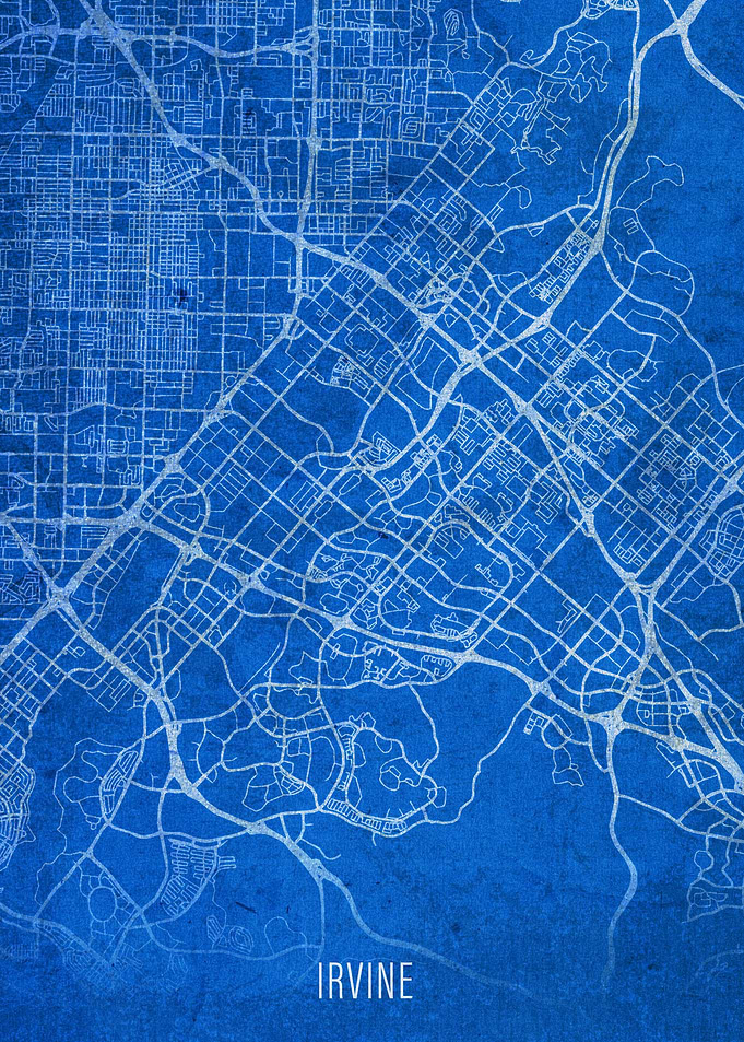 Irvine City Street Map