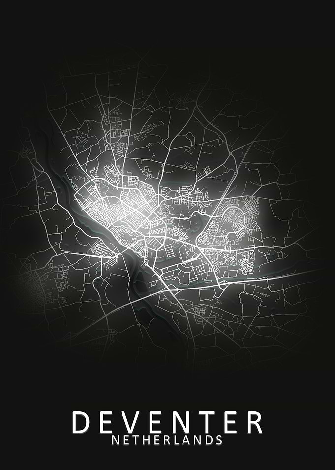 Deventer Netherlands Map