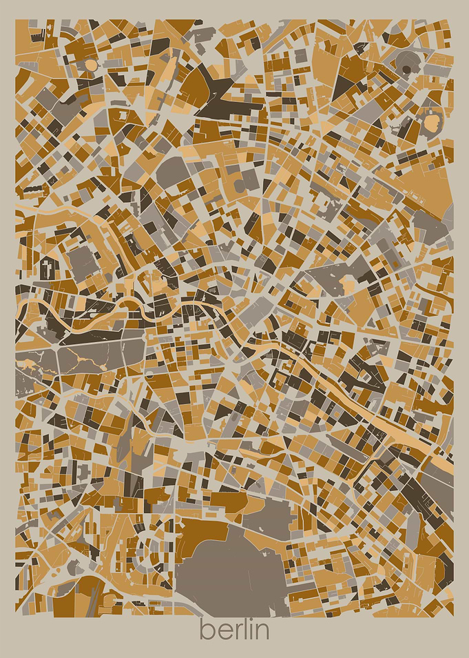 berlin map retro 3