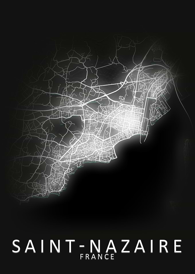 Saint Nazaire France Map