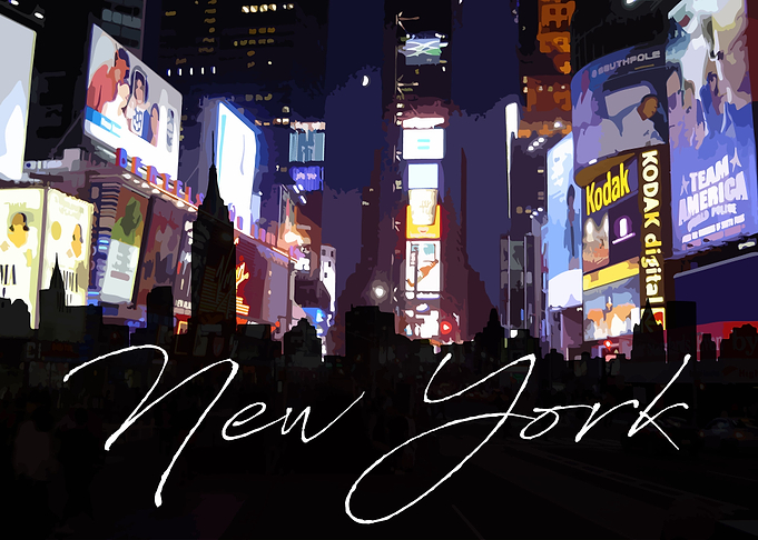 New York Abstract Scene