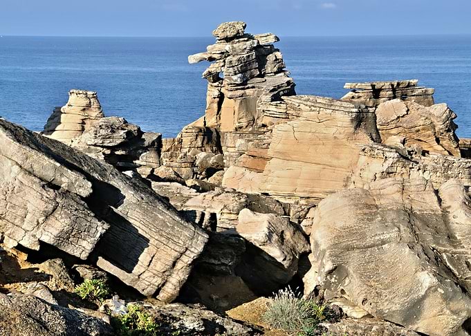Rugged rocky coast