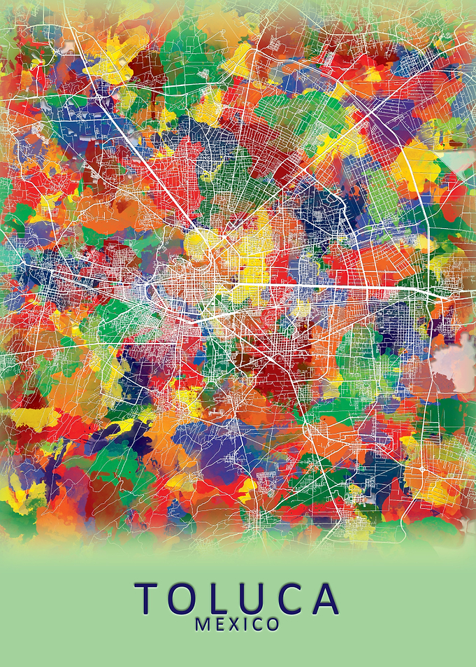 Toluca Mexico City Map