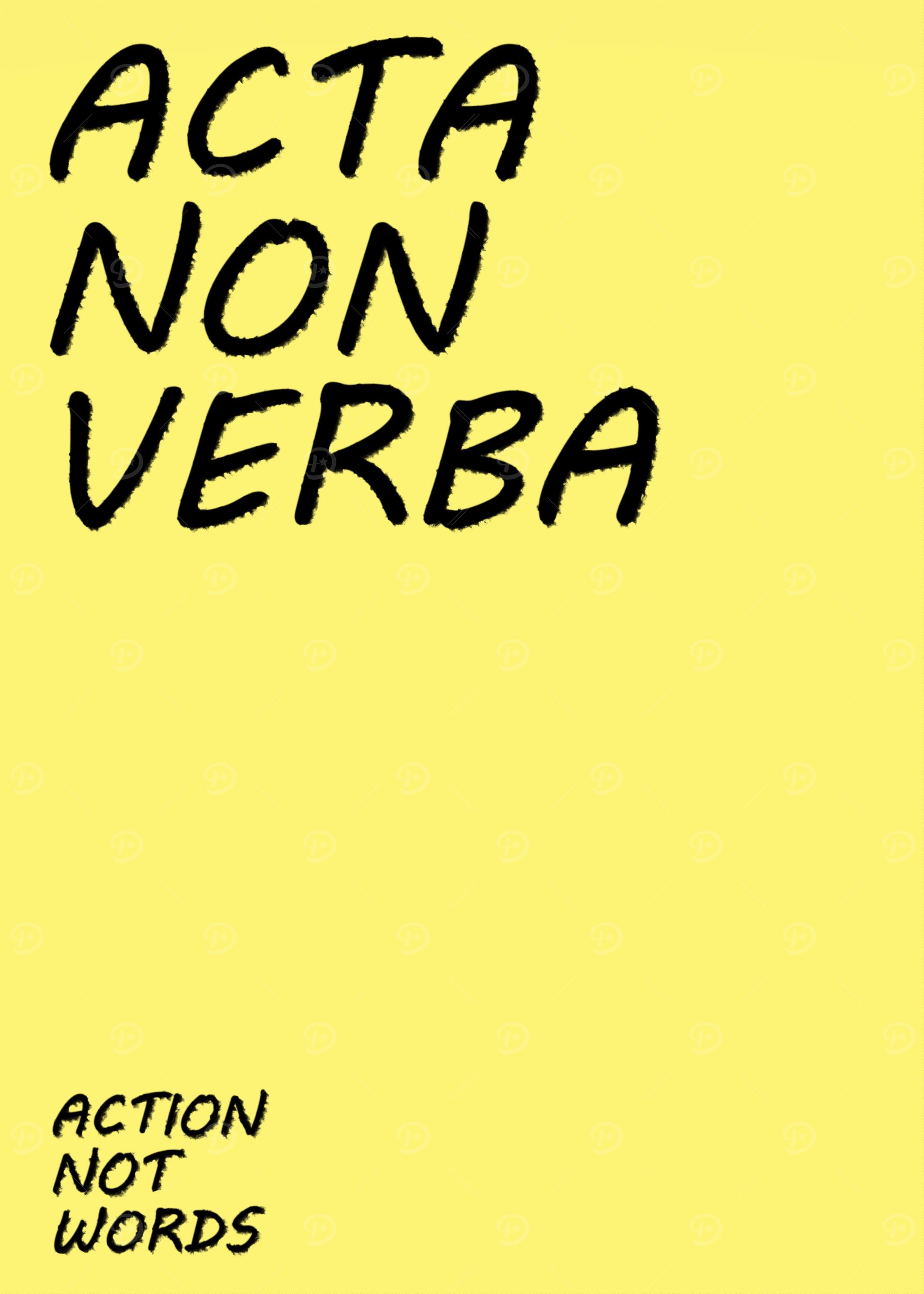 Action Not Words