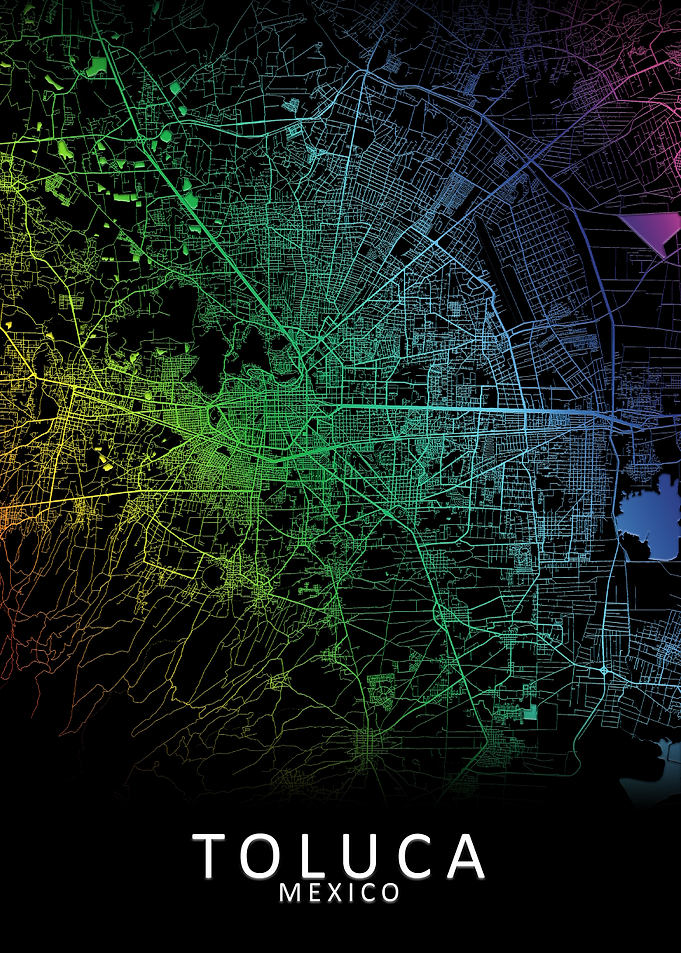Toluca Mexico City Map