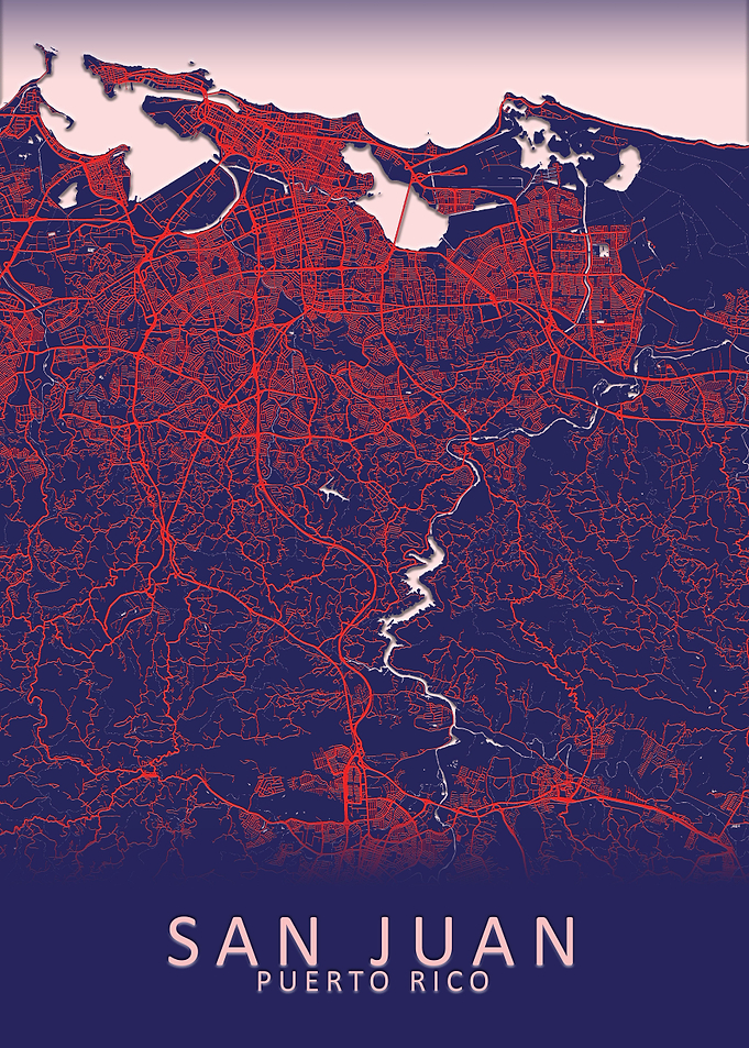 San Juan Puerto Rico Map