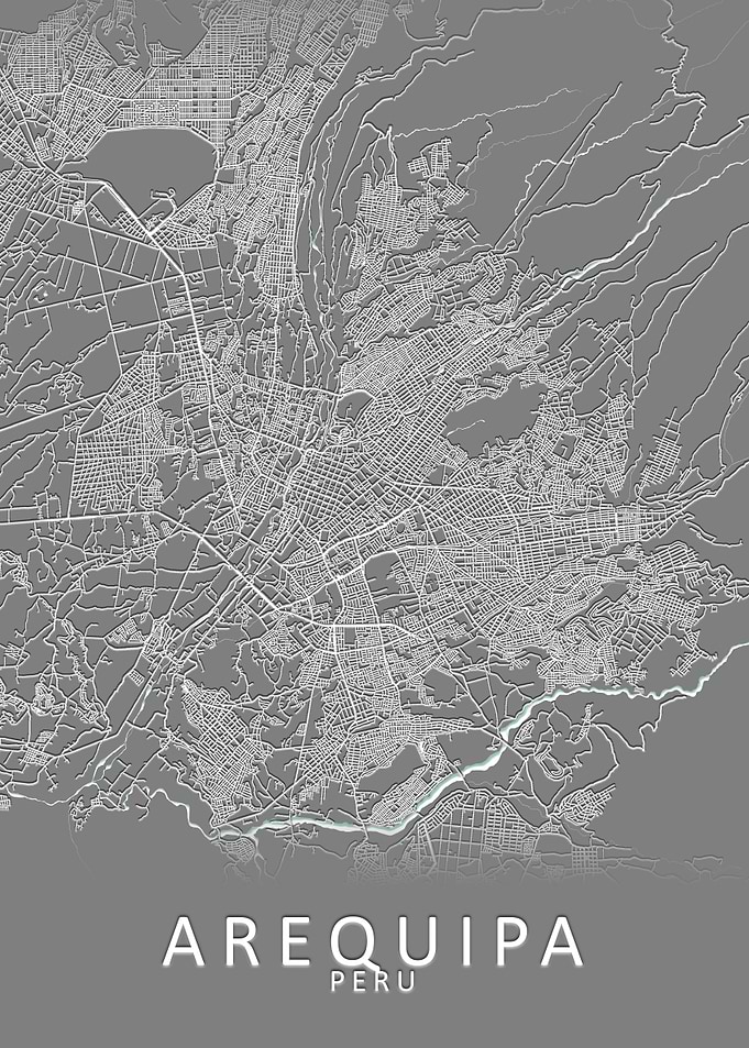 Arequipa Peru City Map