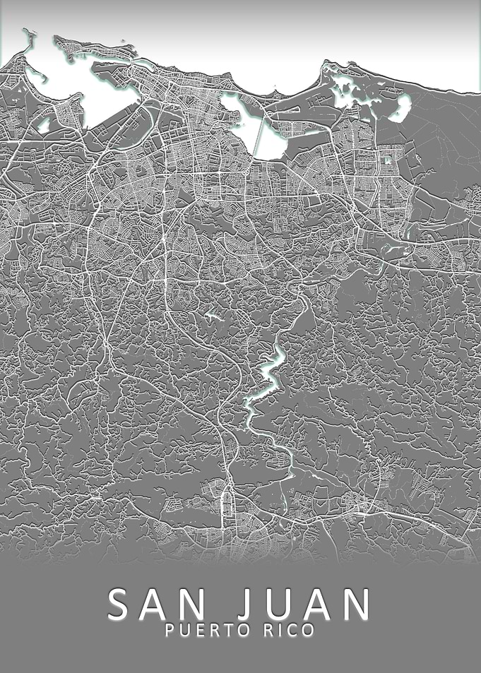 San Juan Puerto Rico Map