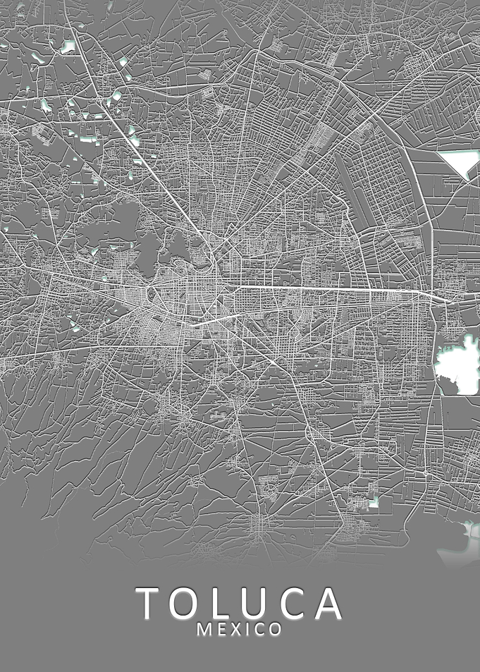 Toluca Mexico City Map