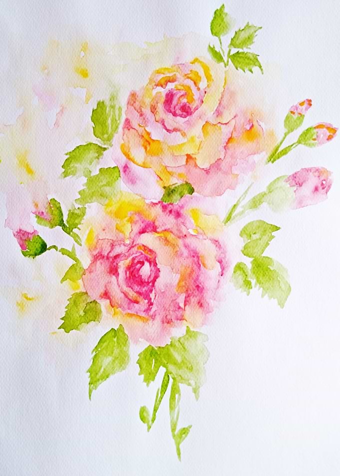 Red Orange Roses