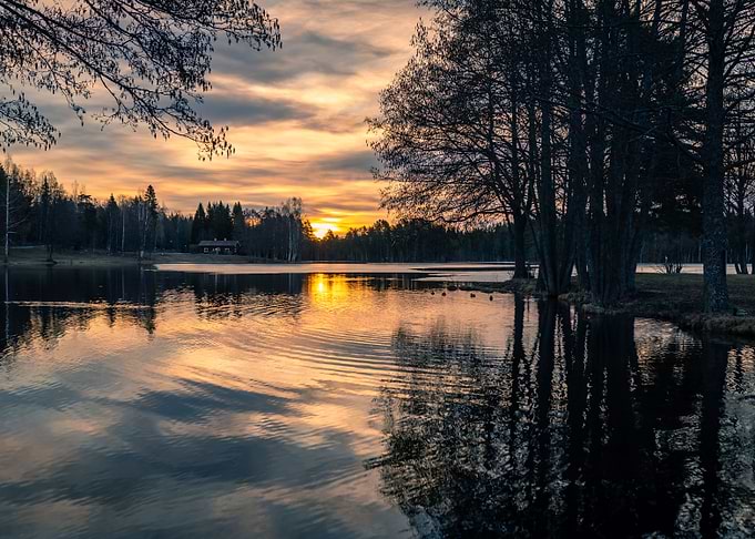 Countryside sunrise