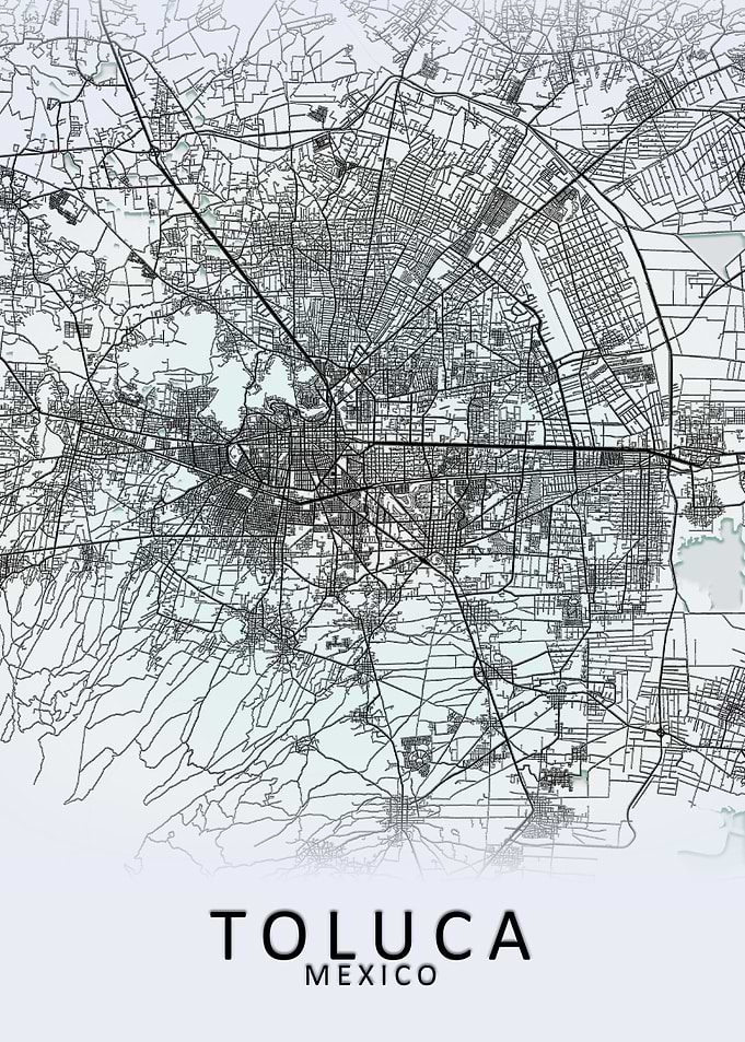 Toluca Mexico City Map