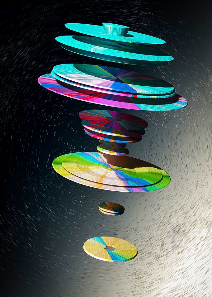 A blur spin
