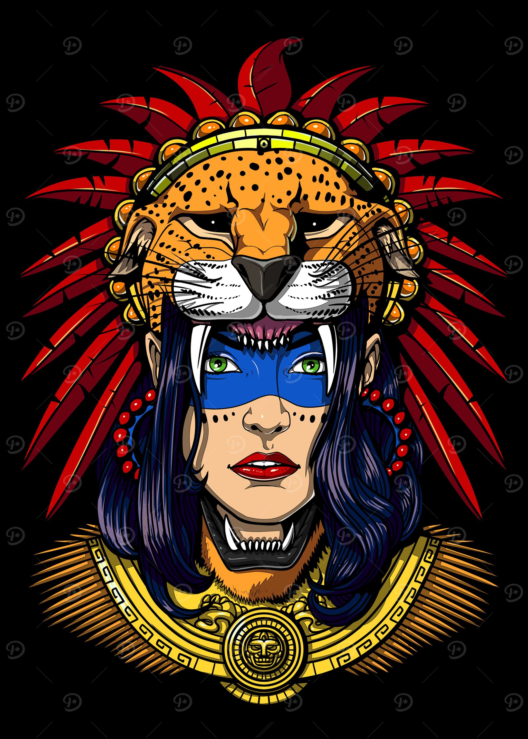 Aztec Jaguar Warrior