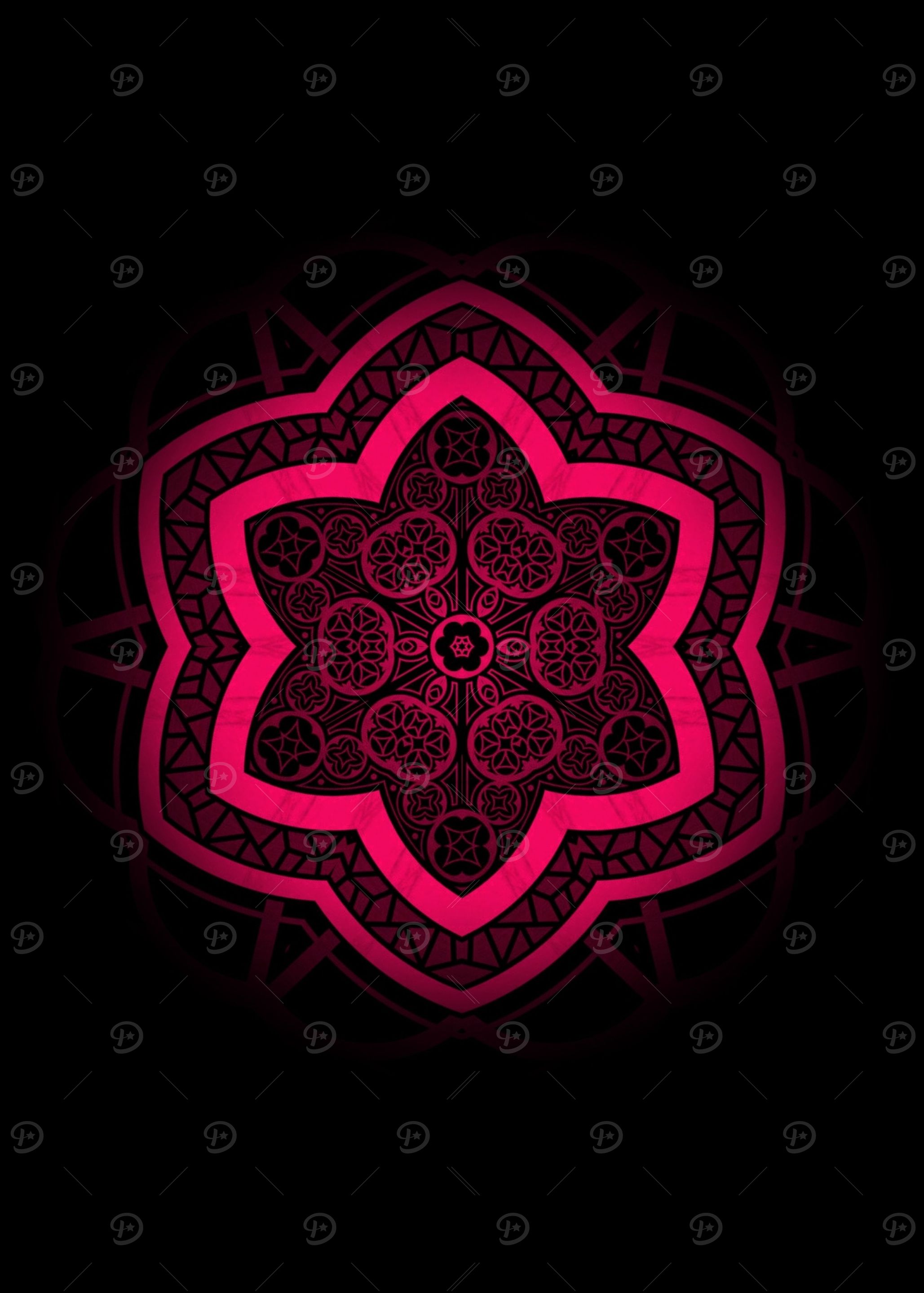 Salmon Hexagon