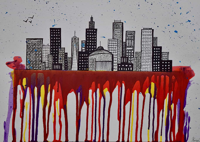 The city never sleeps