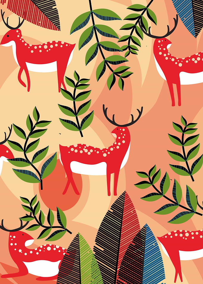 deer pattern1