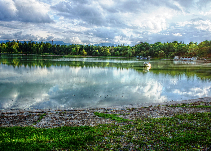 Landscape by the lake