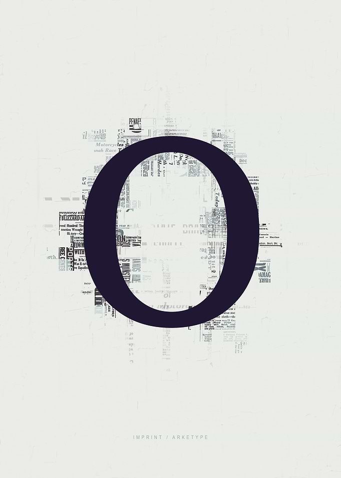 Imprint Letter O