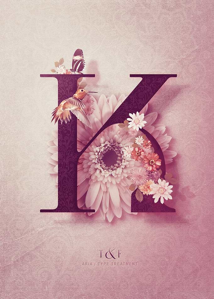 Aria Alphabet Letter K