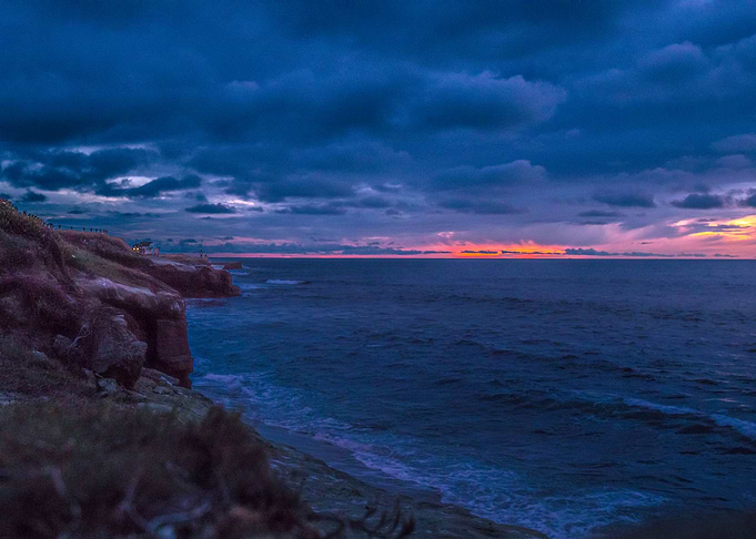 Blue hour in La Jolla