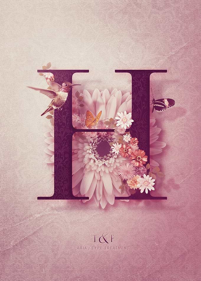 Aria Alphabet Letter H