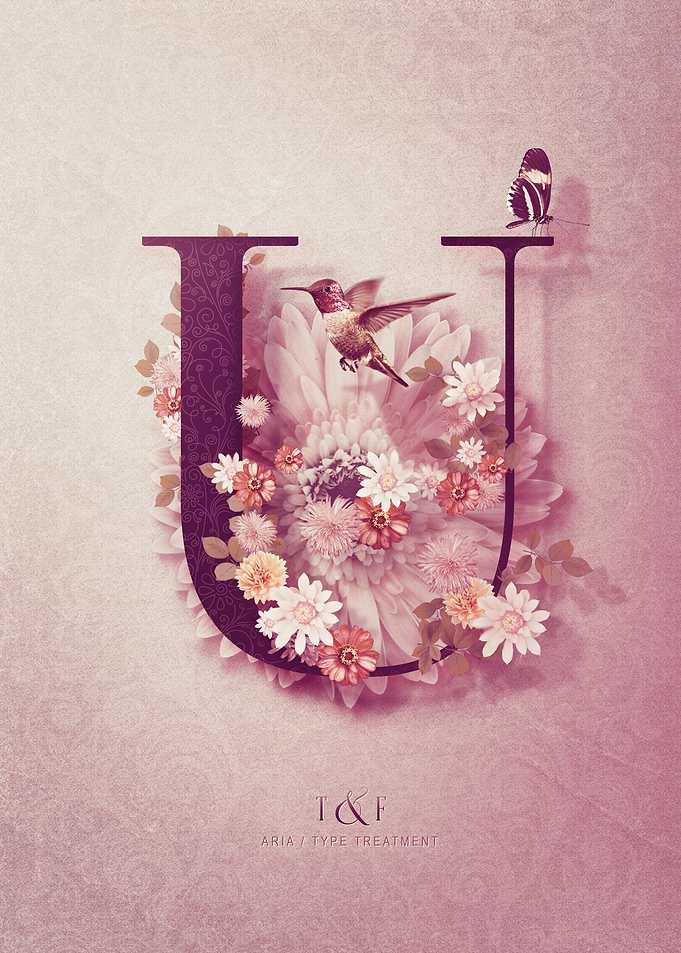 Aria Alphabet Letter U
