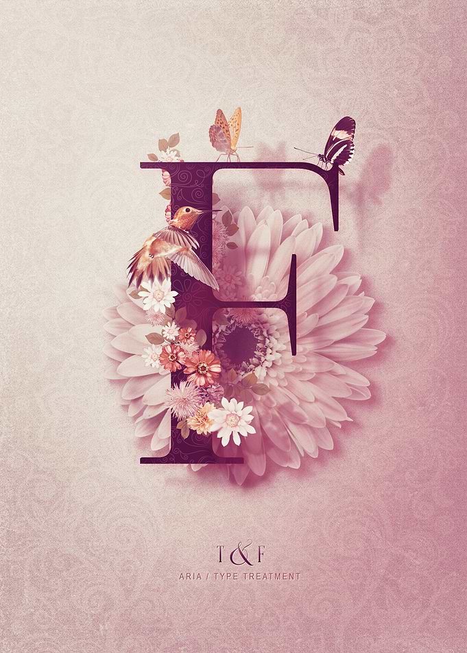 Aria Alphabet Letter F